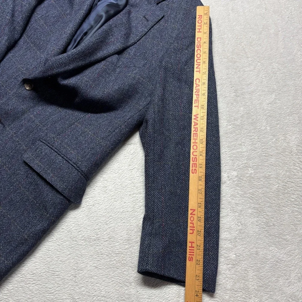 VTG Polo University‎ Club Ralph Lauren Blazer Mens 44 Wool Tweed USA Academia